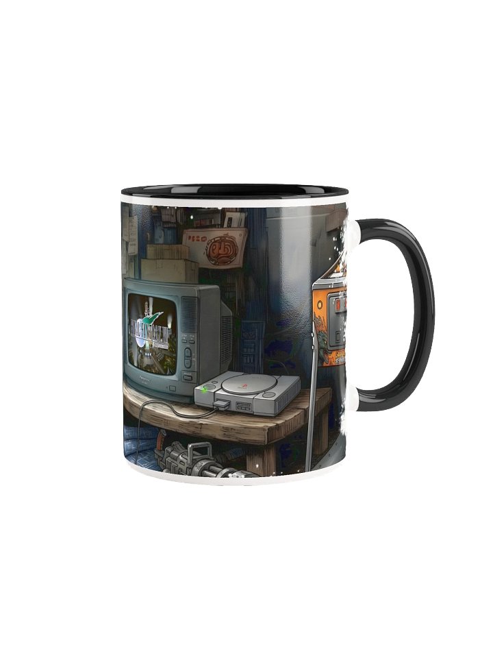 LoFi Fantasy VII: Streets of Midgar Two-Tone Mug product image (3)