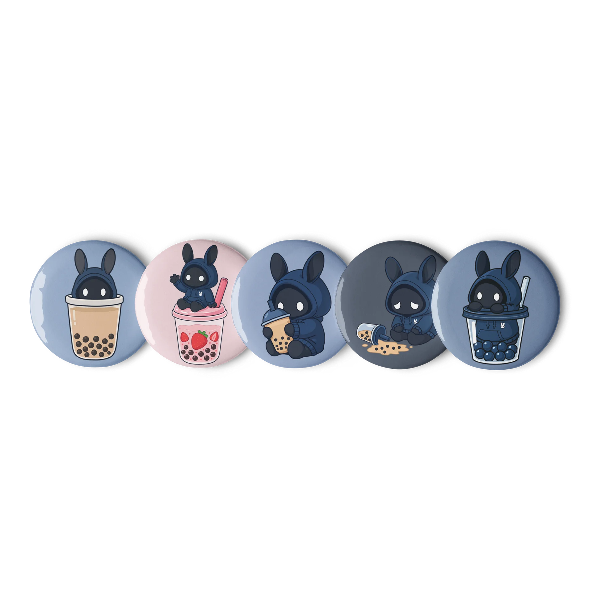 Poochoki Bubble Tea Pin Set product image (1)