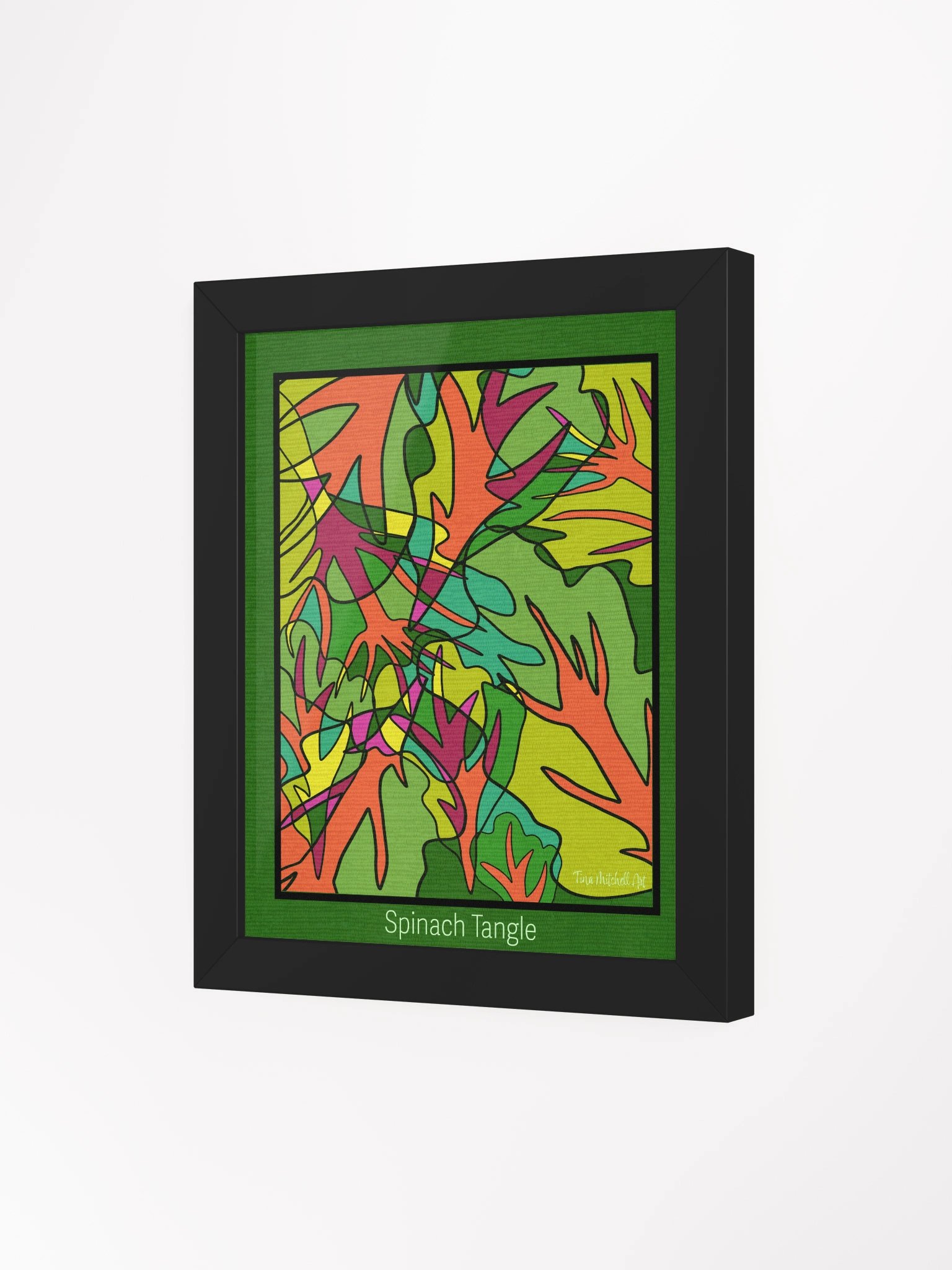 Spinach Tangle – Framed Art Poster product image (4)
