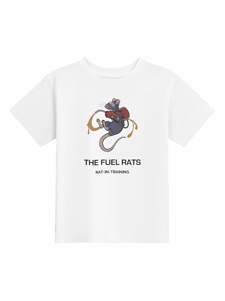 Toddler Rat in Training Tee, Light Background product image (3)