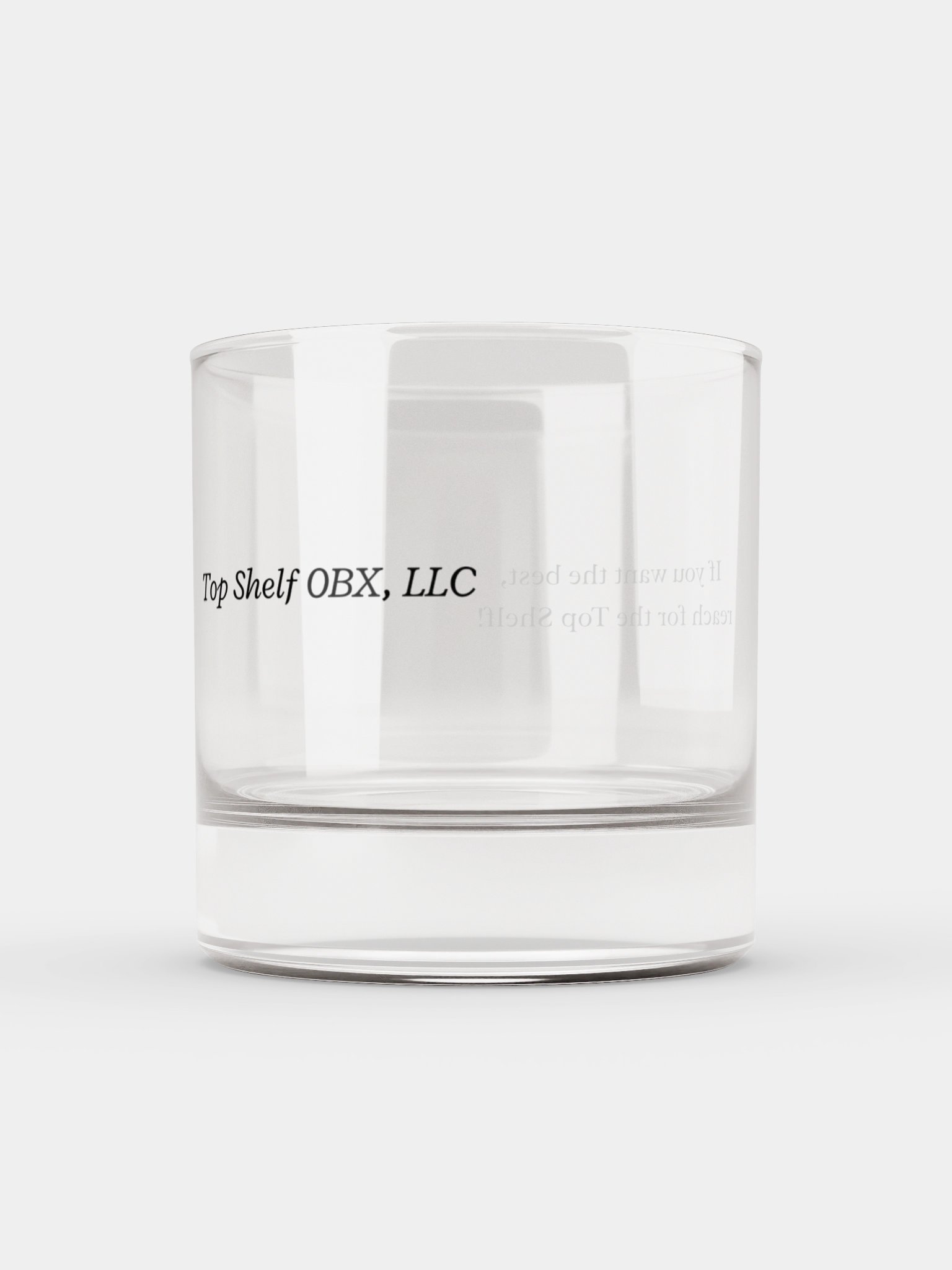 Top Shelf Rocks Glass product image (1)