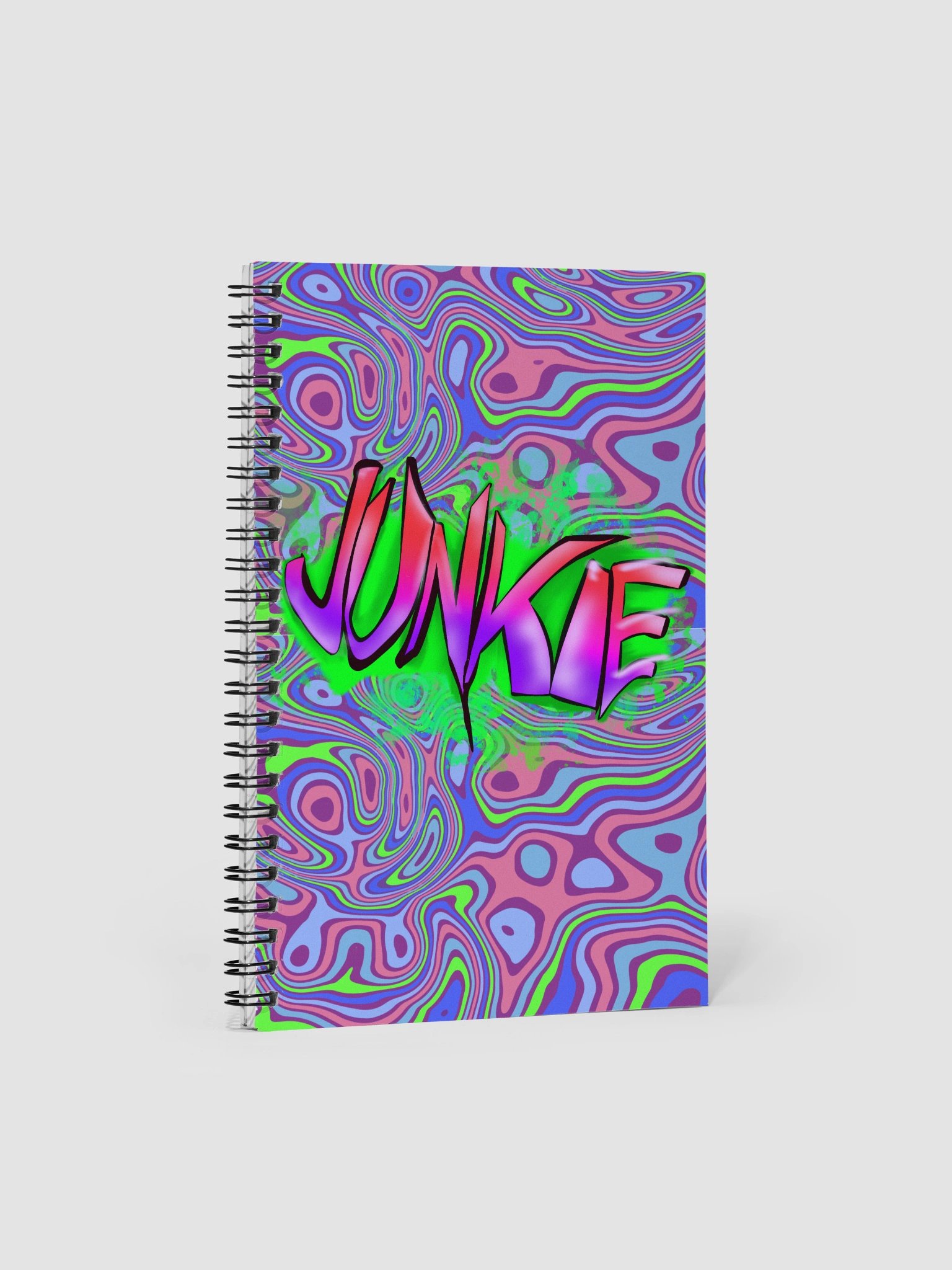 “Graffiti Surge” – Junkie Project Notebook product image (1)