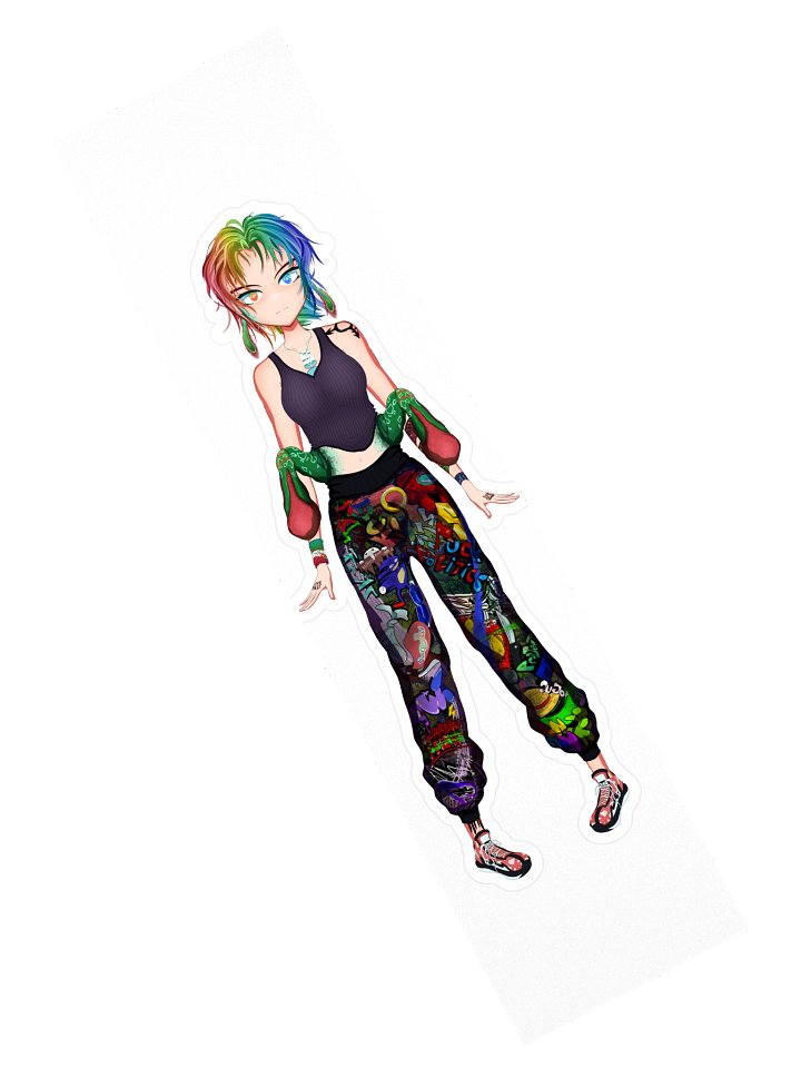 Mira Mizunaga - Full Body Sticker (Pants) product image (2)