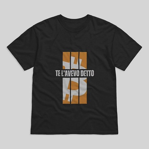 Alla sezione Shop troverai questa t-shirt e tanti altri gadget e non dire che non lo sapevi 

Link in stories 

#Bitcoin #Bit...