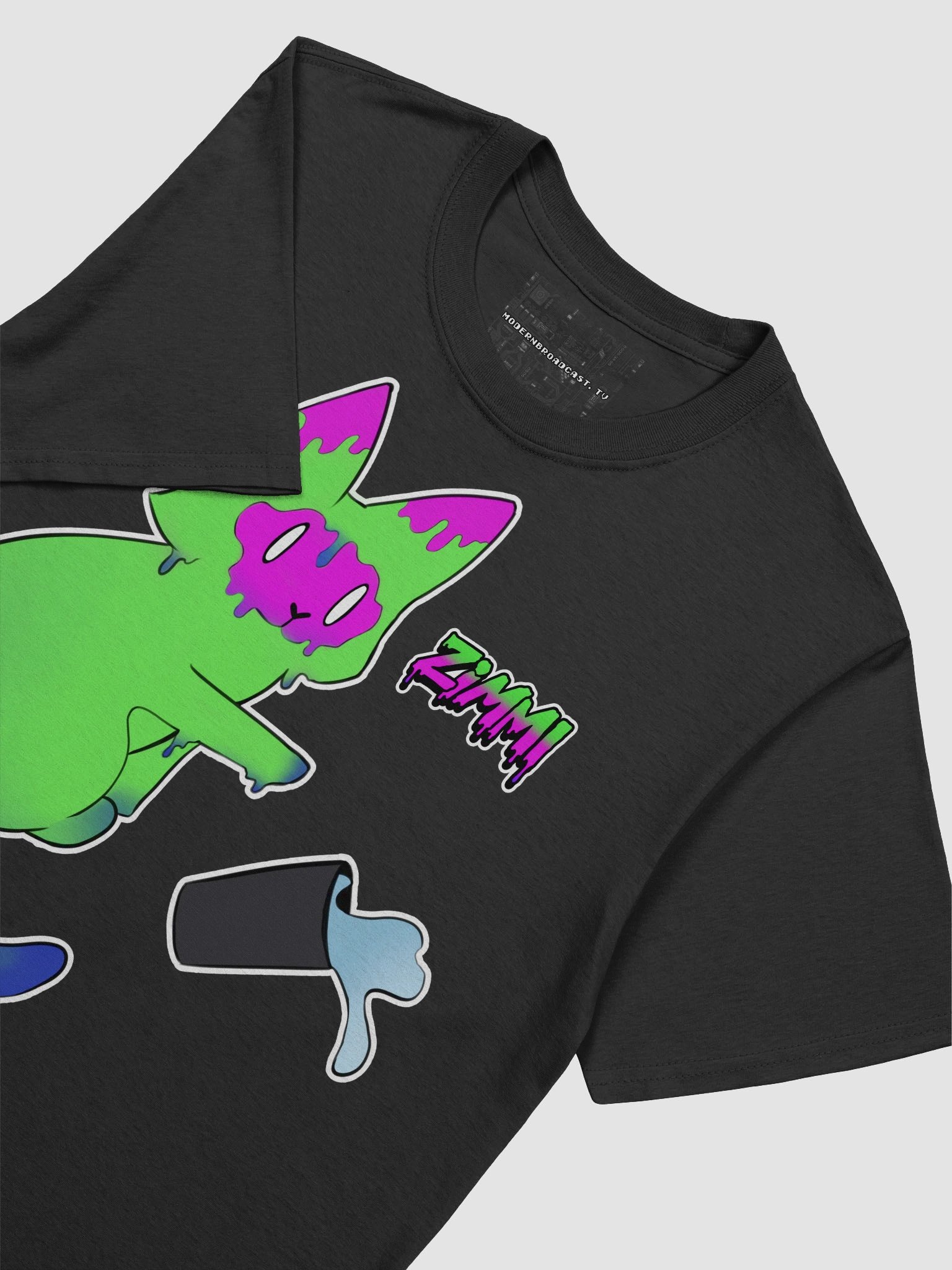 ZIMMI: Cup Cat Tee – Modern Broadcast x AIMIKO product image (7)