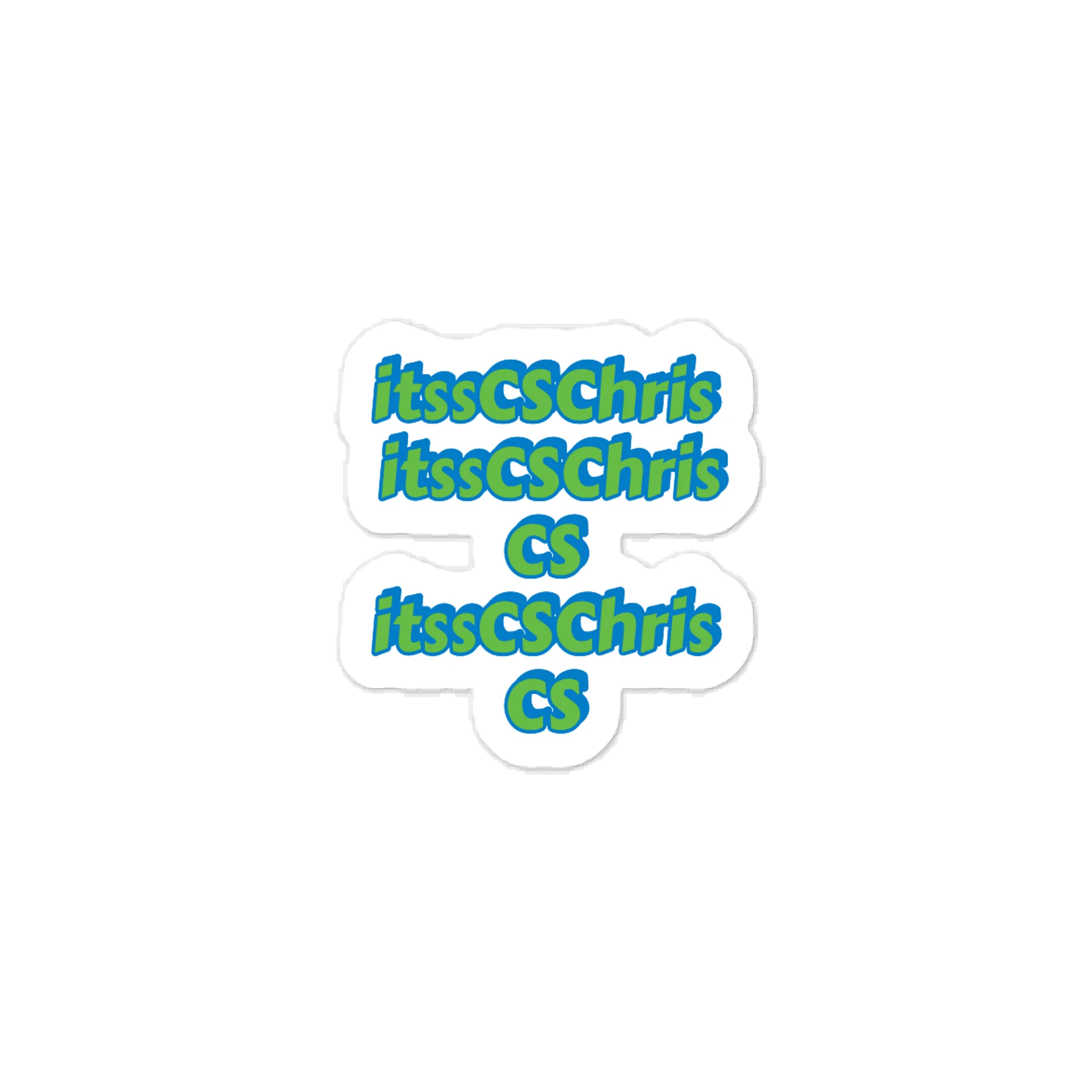 itssCSChris, itssCSChris, CS, itssCSChris CS Sticker. product image (1)