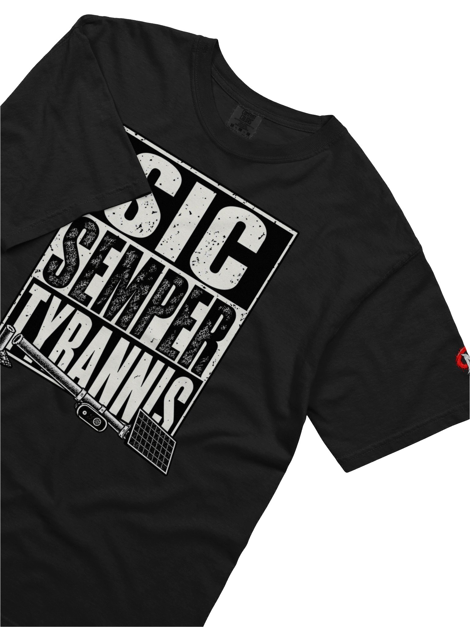 Sic Semper Tyrannis Banner Civic Menace T-Shirt product image (4)
