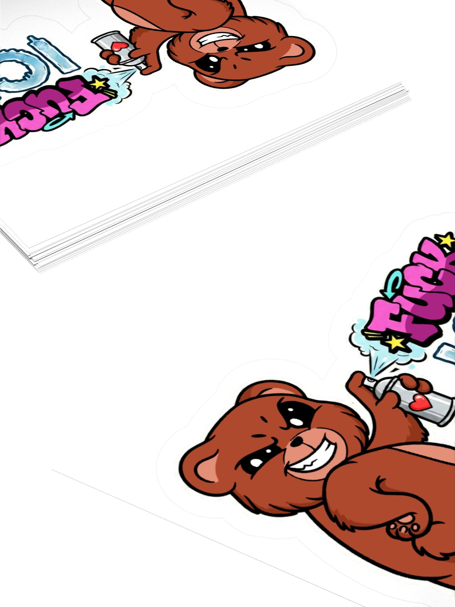 FUCK ICE - SPRAYPAINT STICKER product image (4)