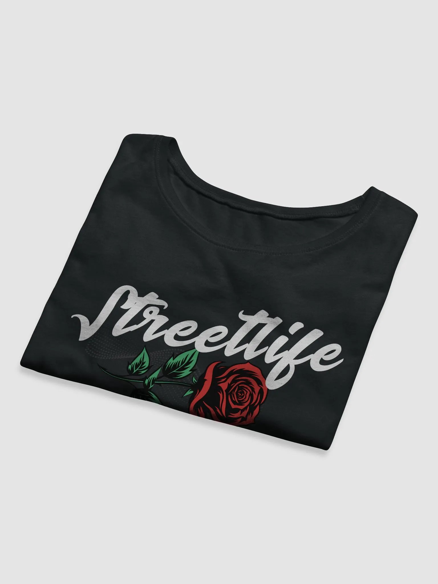 Streetlife Rose Logo Cropped Tee product image (8)