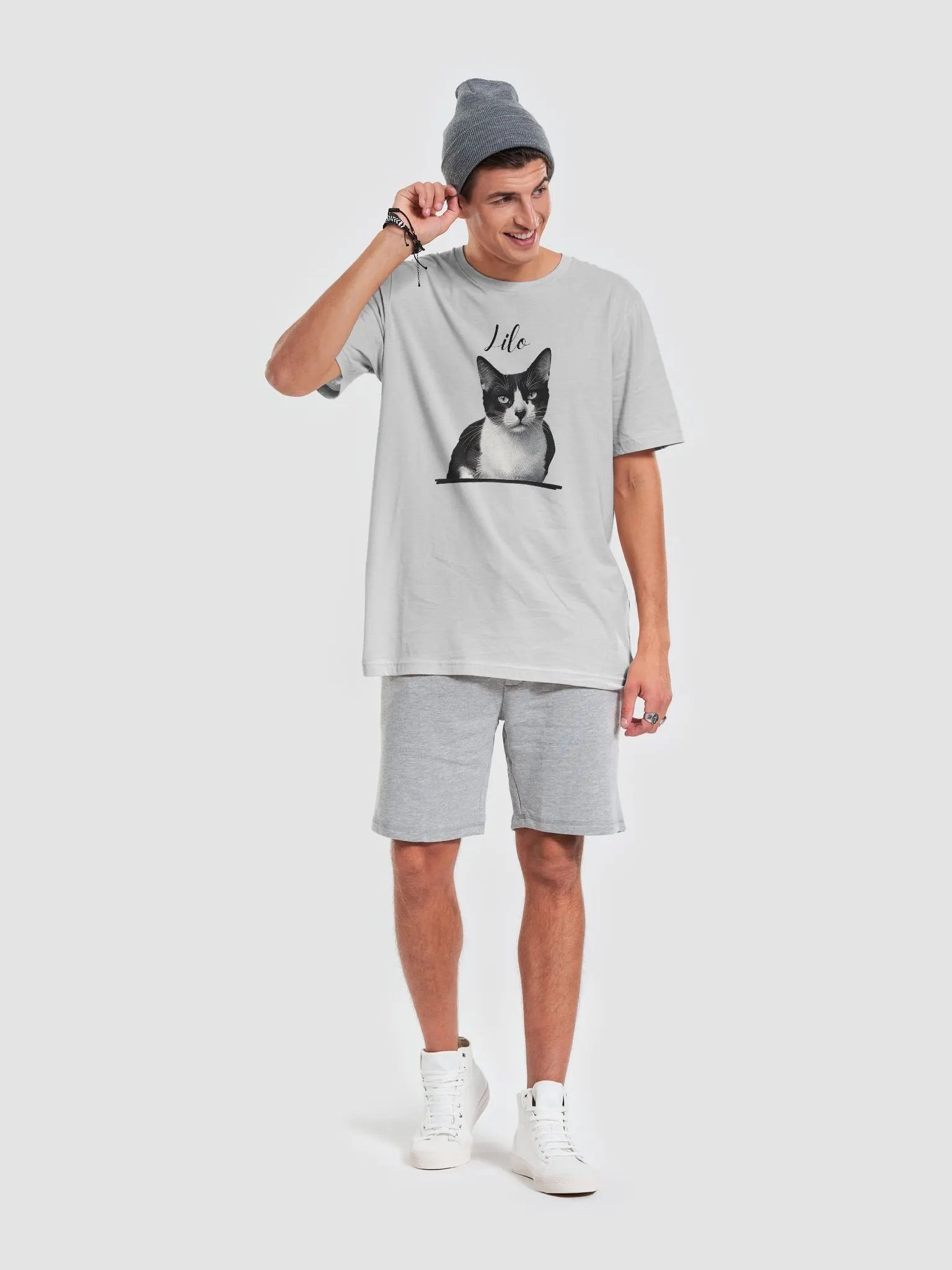 YOUR CAT! / T-SHIRT WITH PERSONALIZED NAME product image (6)
