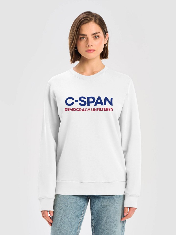 C-SPAN Democracy Unfiltered White Crewneck product image (1)