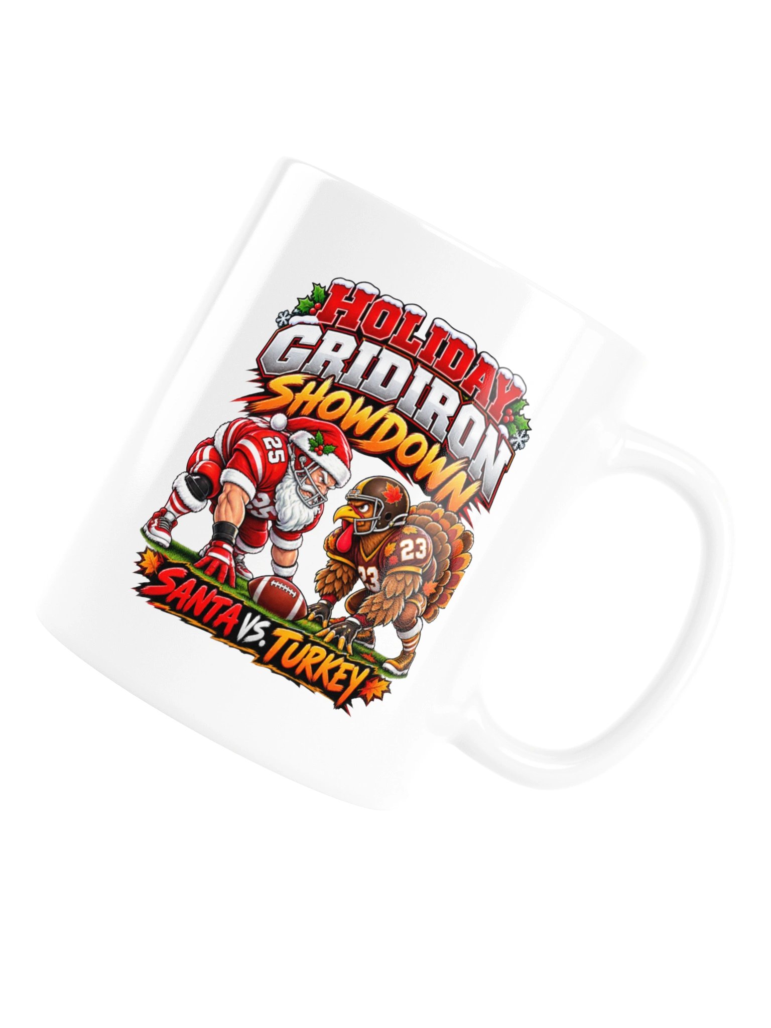 A Battle for the Holidays. Thanksgiving vs. Christmas - Mug product image (17)