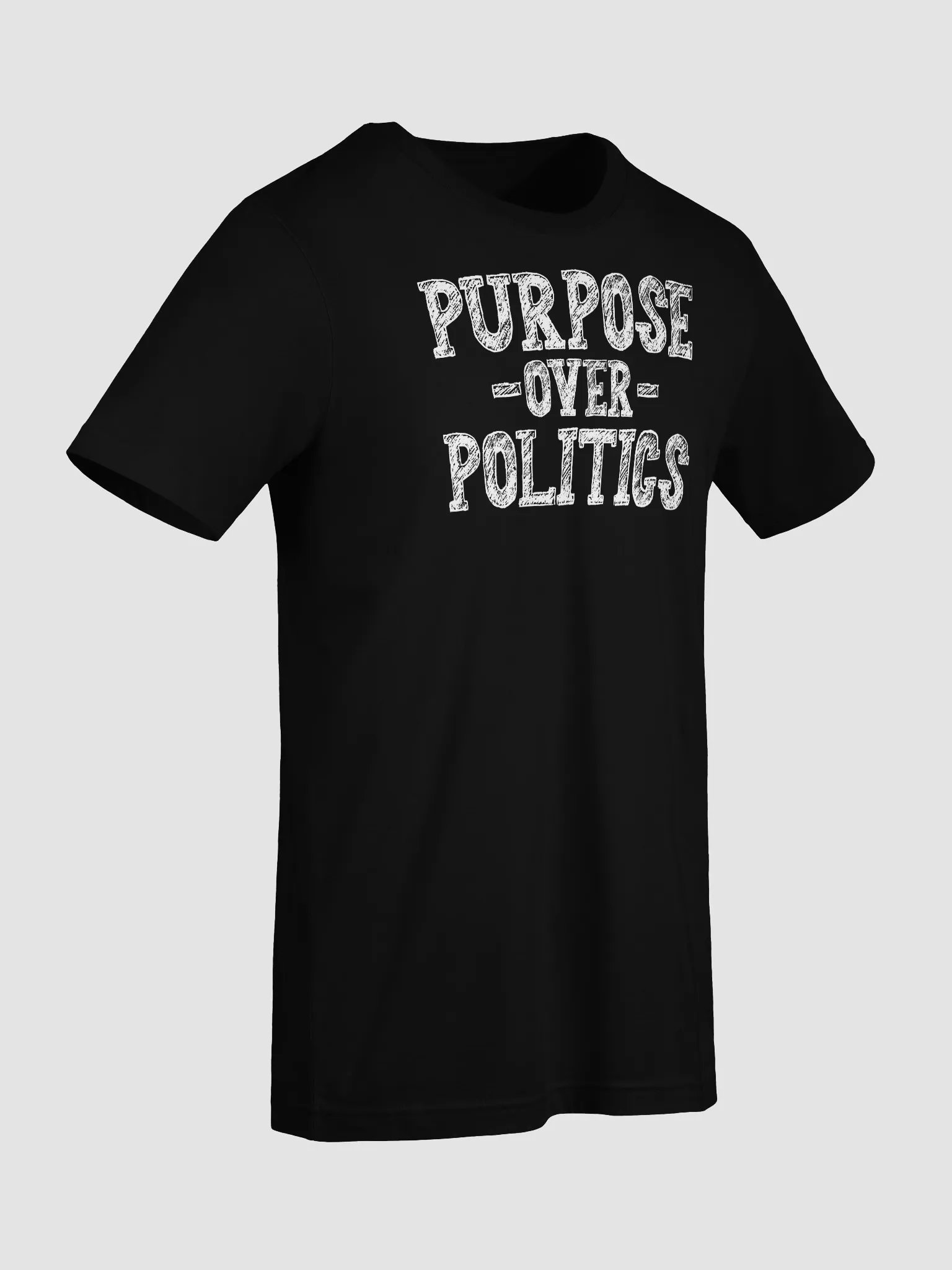 Purpose Over Politics Tee — Conviction Series product image (7)