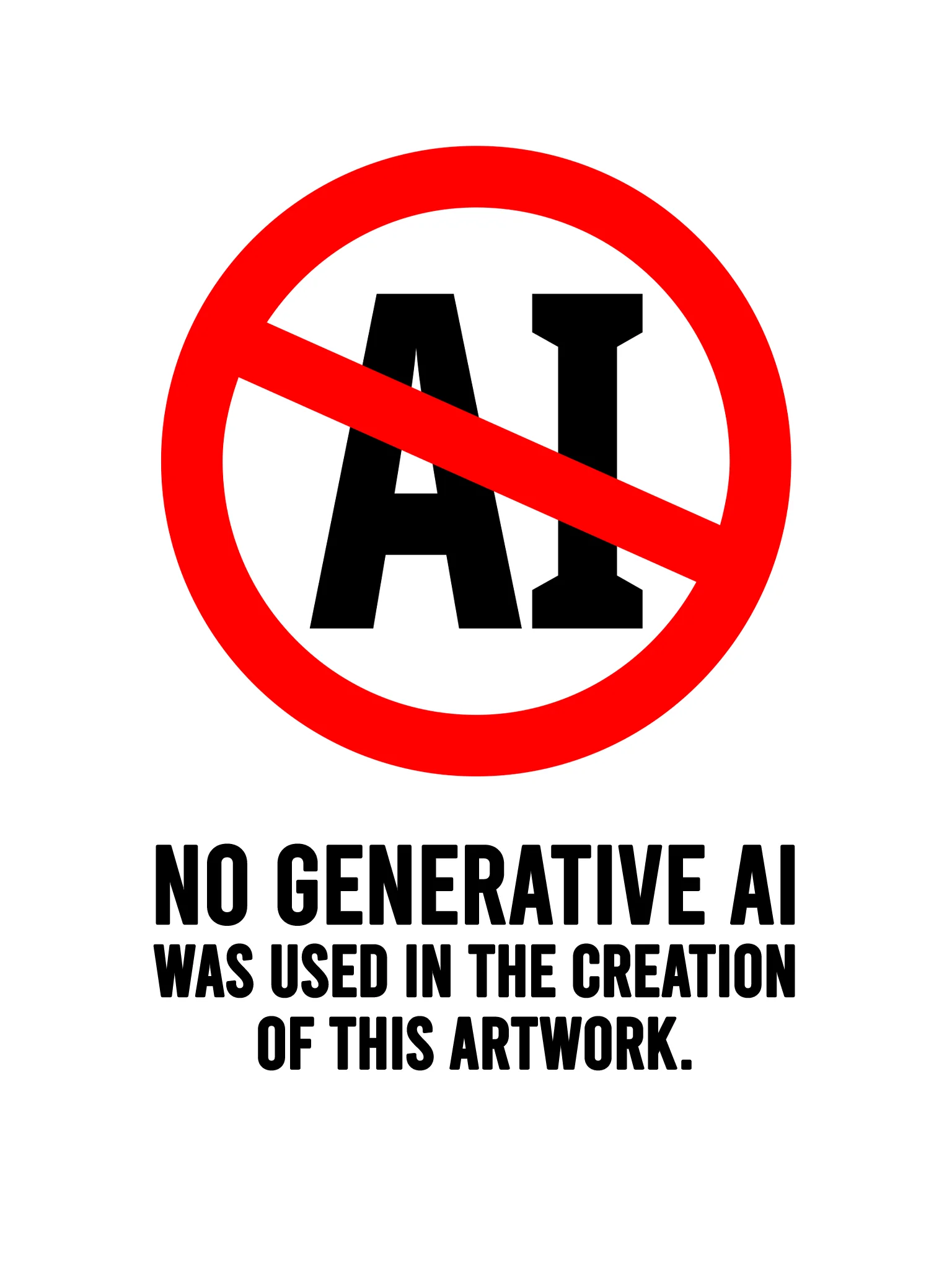 Anti-AI Sticker Pack 1 product image (12)