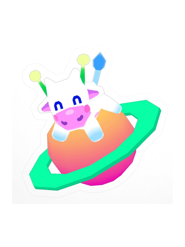 Alien Cow Sticker product image (2)