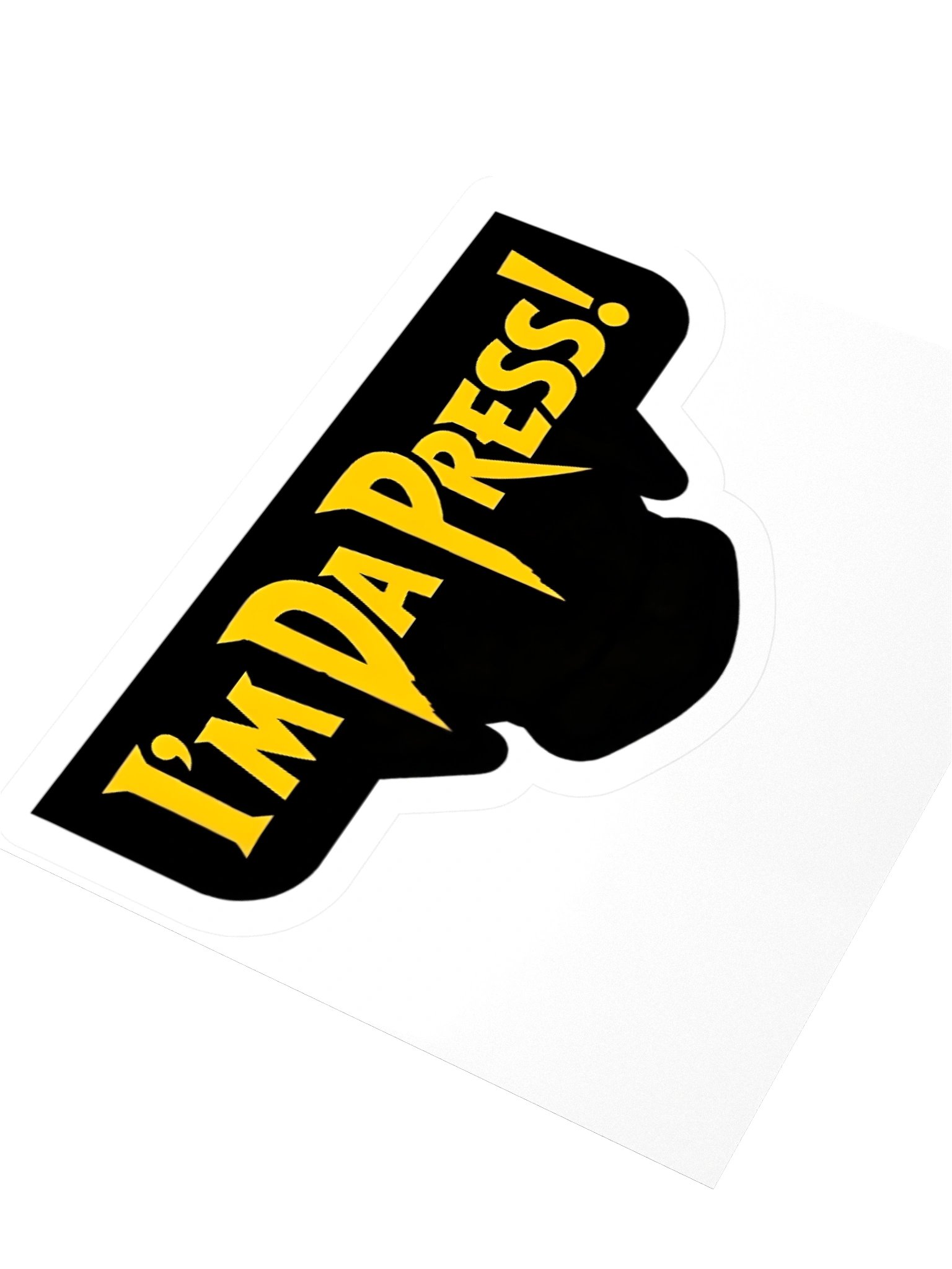 I'm Da Press! Sticker product image (3)