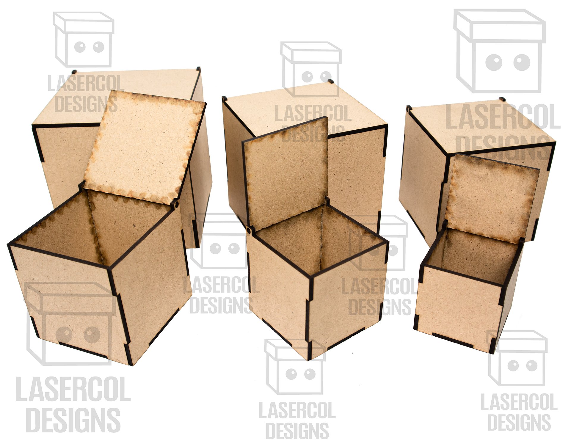 Boxes Bundle (Set 5-6-7-8) - Laser Cut Files product image (7)