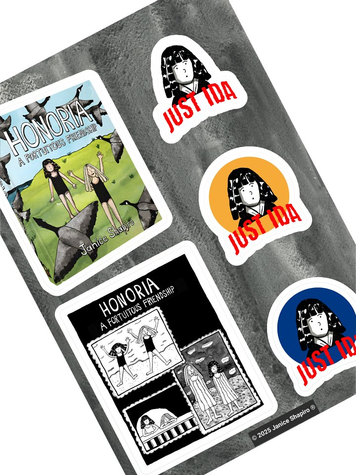 Honoria: A Fortuitous Friendship & Just Ida Sticker Sheet! product image (1)