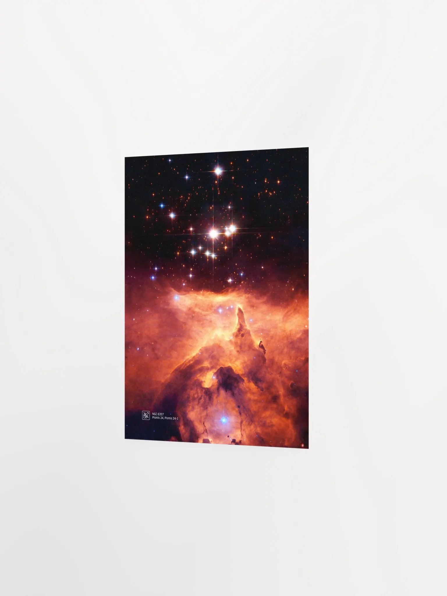 Pismis 24, emission nebula NGC 6357, NASA Hubble Space Telescope — Hi-Res Space poster, science poster, space photo product image (10)