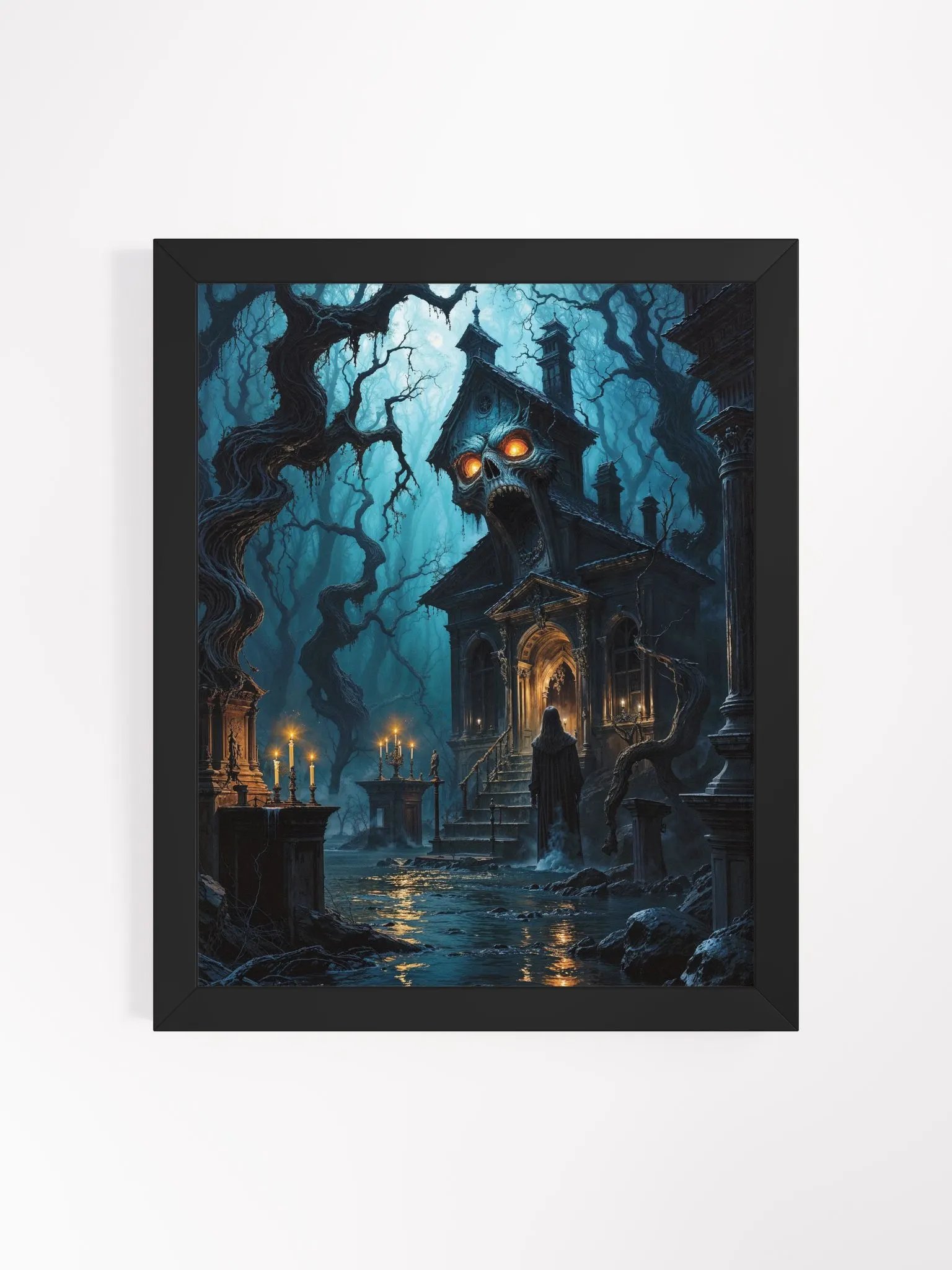 Gothic Haunting Framed Print product image (22)