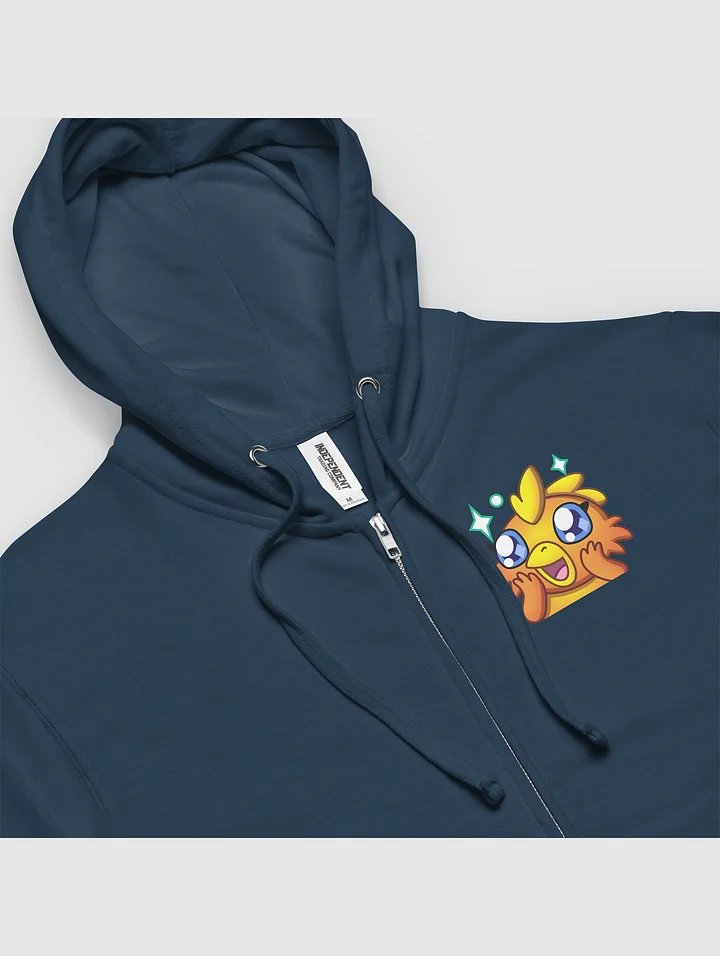 Unisex Cute Phoenix Fleece Zip Up Hoodie product image (2)