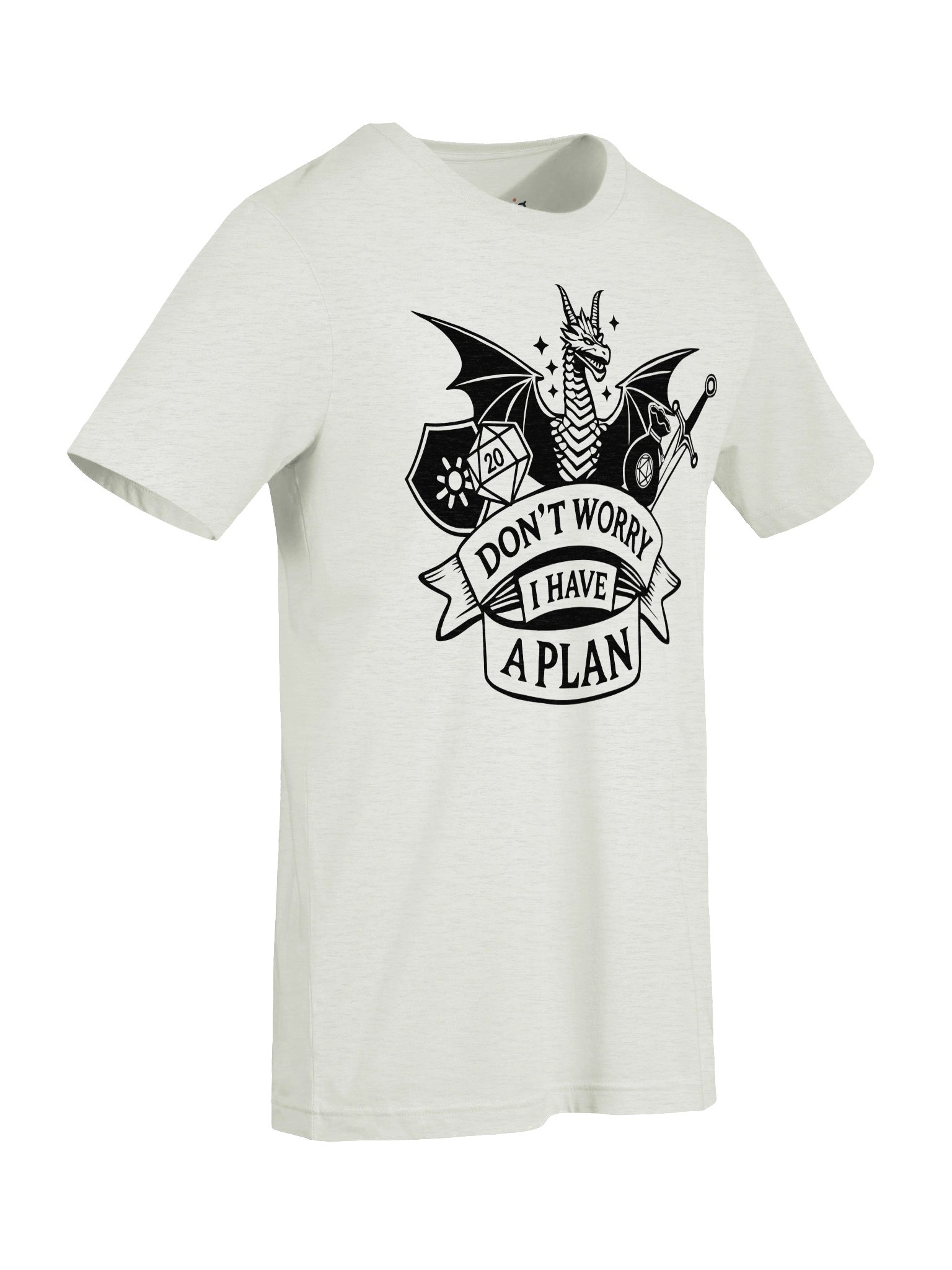 "Don't Worry I Have a Plan" RPG Graphic T-Shirt product image (7)