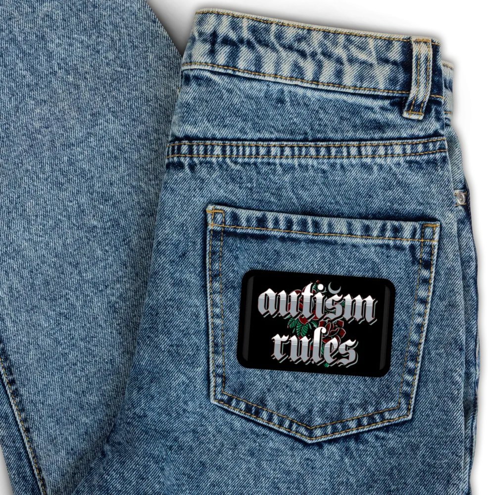Vibrant Autism Rules Patch product image (3)