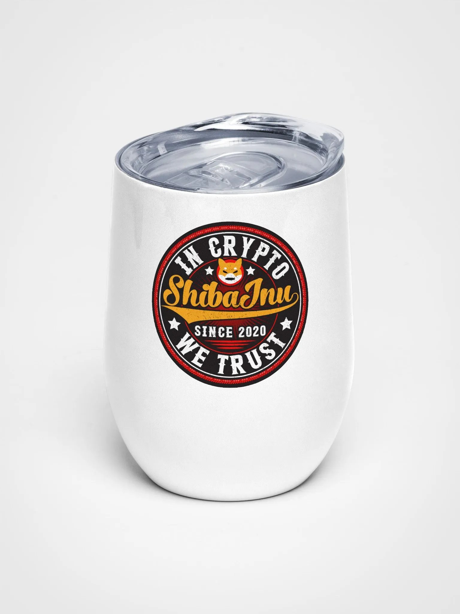 Shiba Inu Cryptocurrency Wine Tumbler product image (1)
