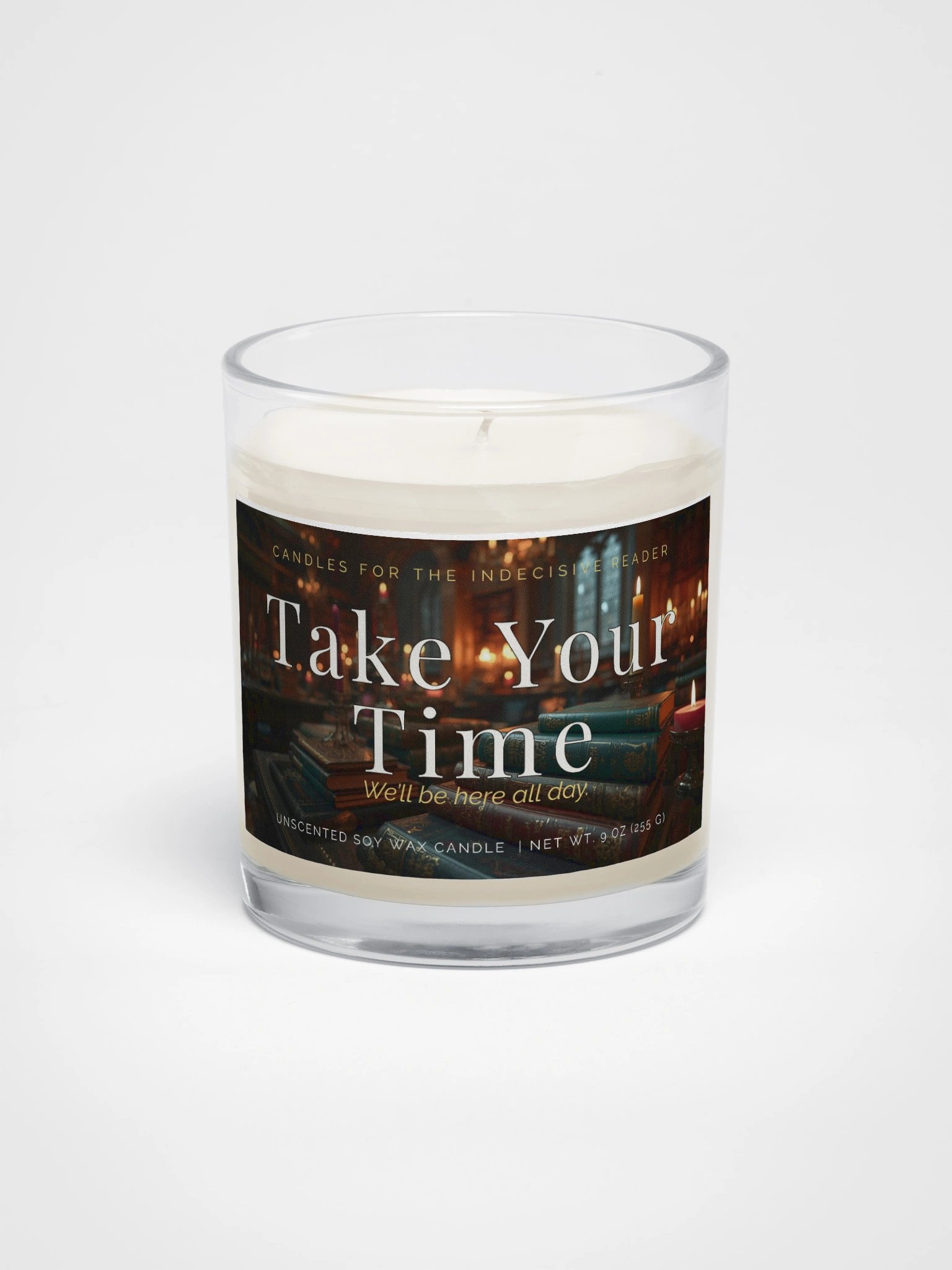 The Take Your Time Library Candle product image (1)