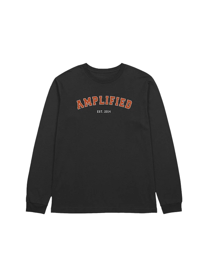 Amp Varsity long-Sleeved Tshirt (Black) product image (1)