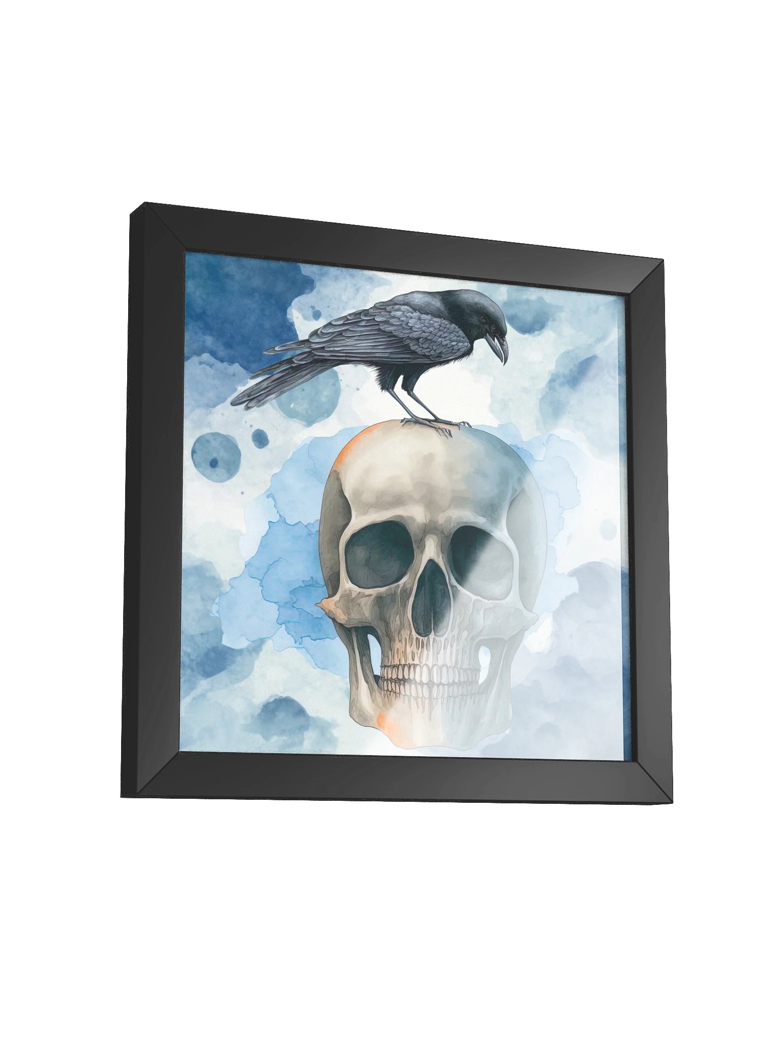 The Visitor: Vibrant Matte Poster in Ayous Wood Frame product image (13)