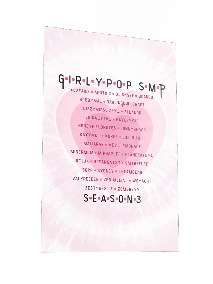 Girlypop SMP Season 3 Poster product image (2)