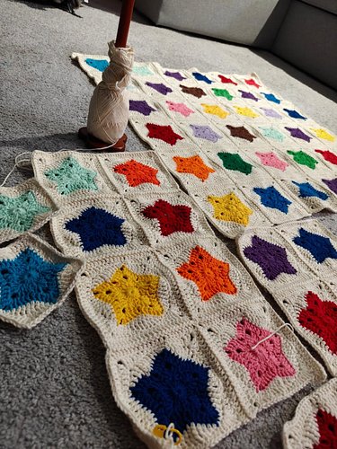 Community Granny Square Cardigan ⭐

---

The community project is finally starting to gain shape! With 108 squares, this proj...
