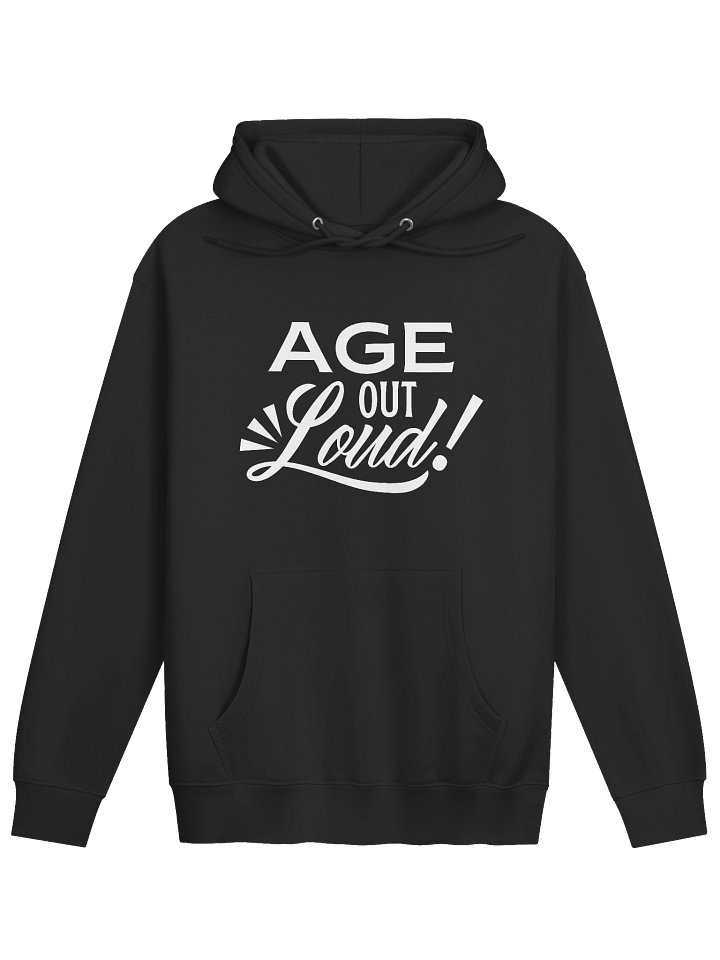 Premium Pullover Hoodie by Lane Seven - "Age Out Loud" (Choice in Aging Logo Variant) product image (13)