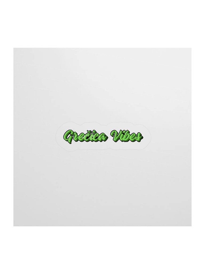 Grečica Vibes Kiss Cut Stickers product image (1)