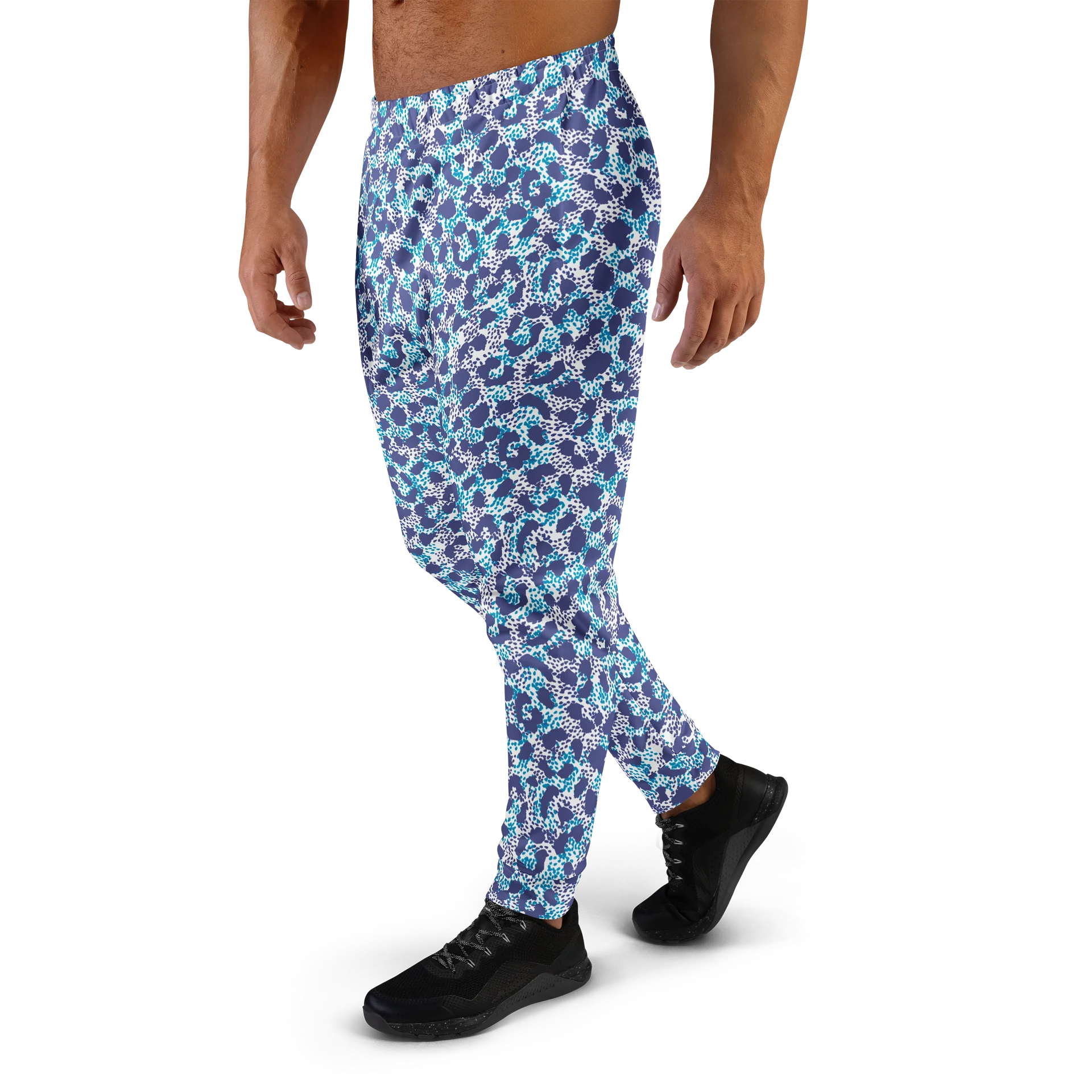 Trendy Recycled Men's Joggers with Bold Animal Print product image (1)