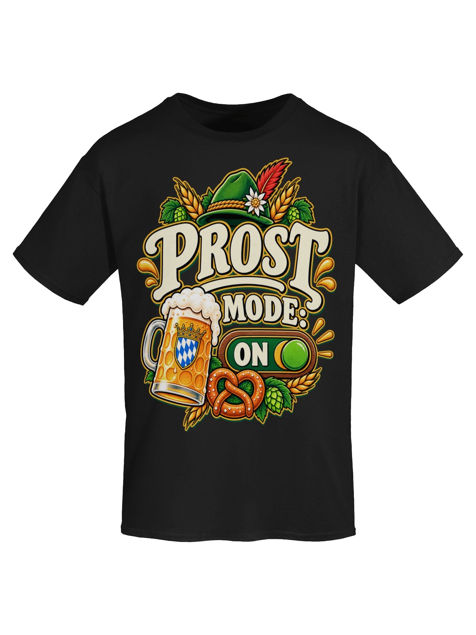 Prost Mode On Funny Oktoberfest Beer Vintage Tee product image (50)