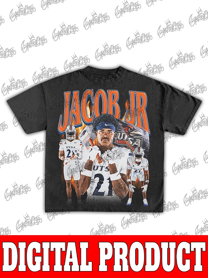 Jacob Jr. UTSA Roadrunners College Football Vintage Bootleg Graphic product image (1)