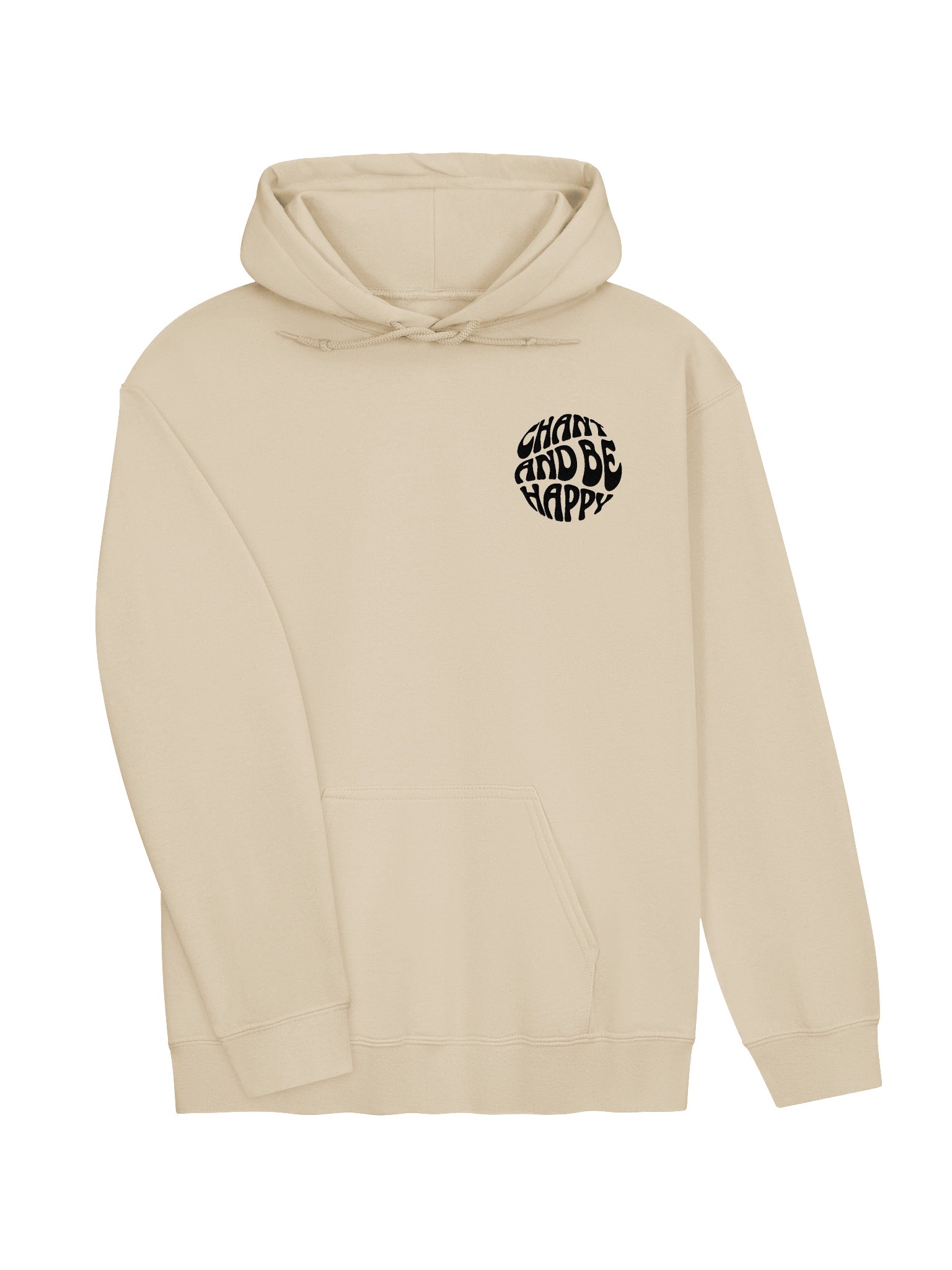 chant and be happy hoodie - black embroidery product image (3)