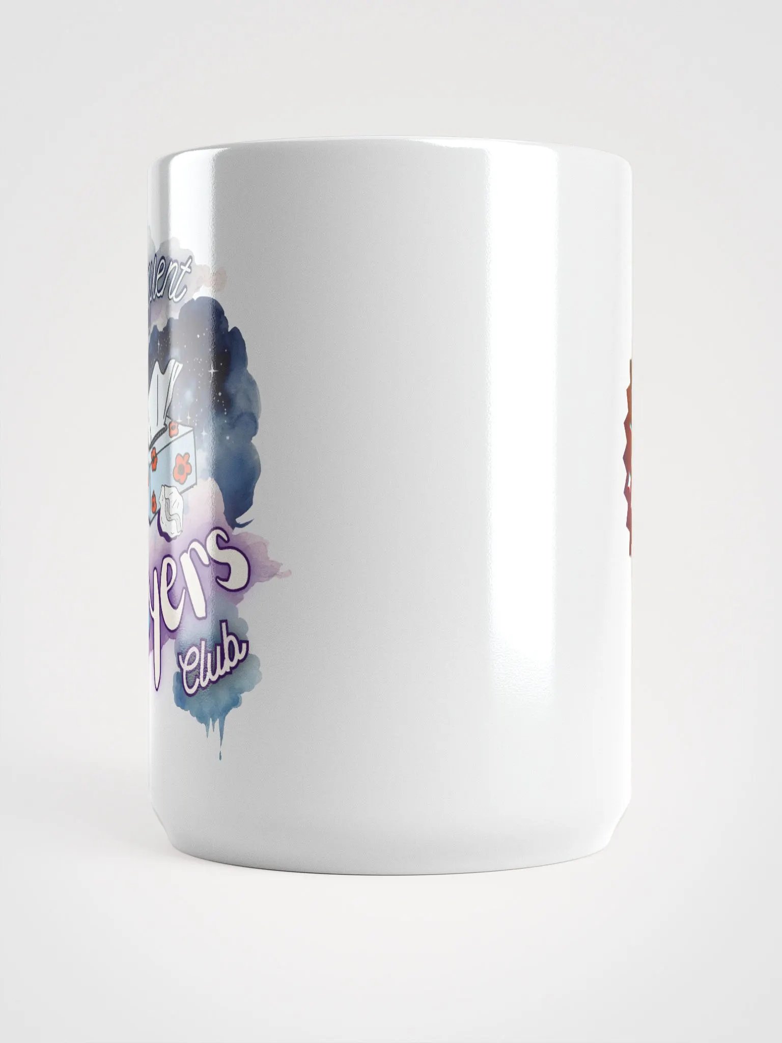 FREQUENT CRYERS CLUB white glossy mug product image (2)
