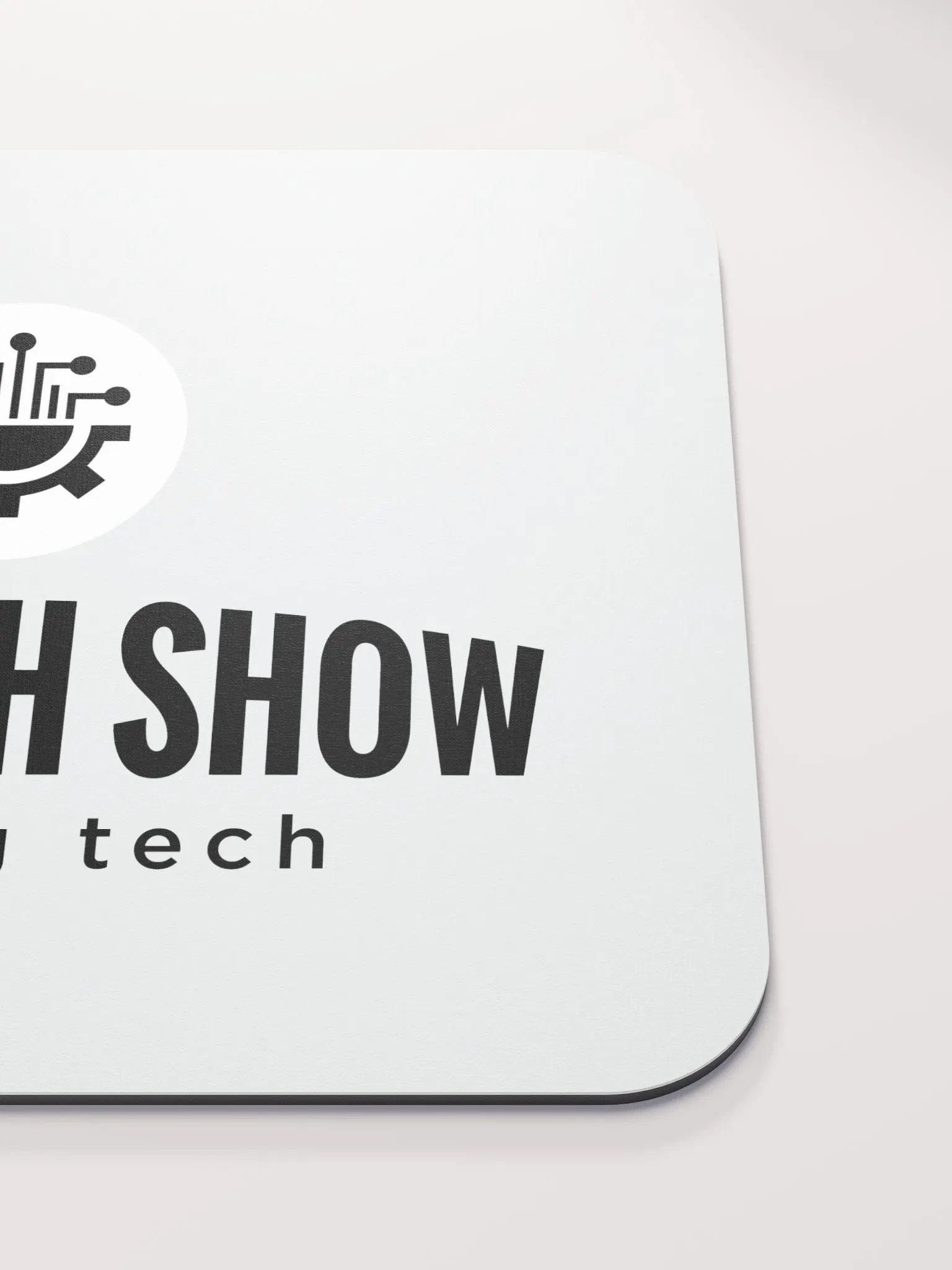 Lab Tech Show Mouse Pad Black & White product image (5)