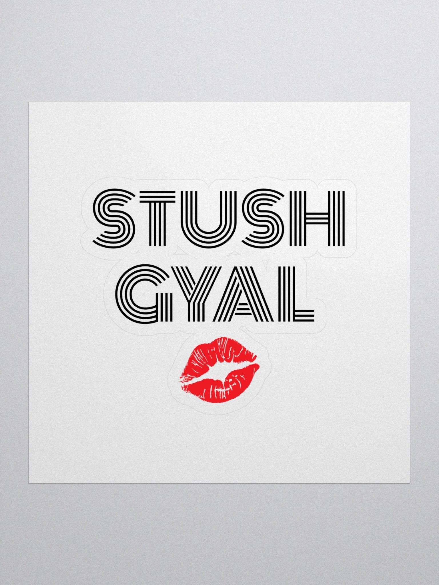 Stush Gyal Kiss-Cut Sticker product image (1)