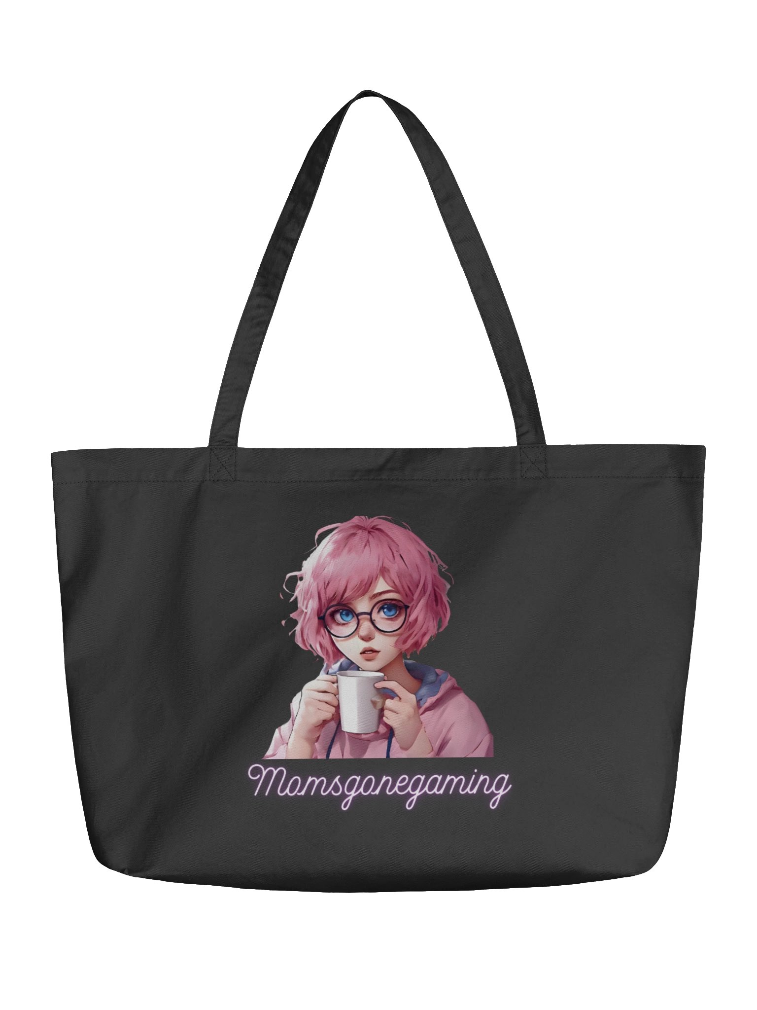 Gamer Chic Eco Tote: MOMS GONE GAMING Edition product image (2)