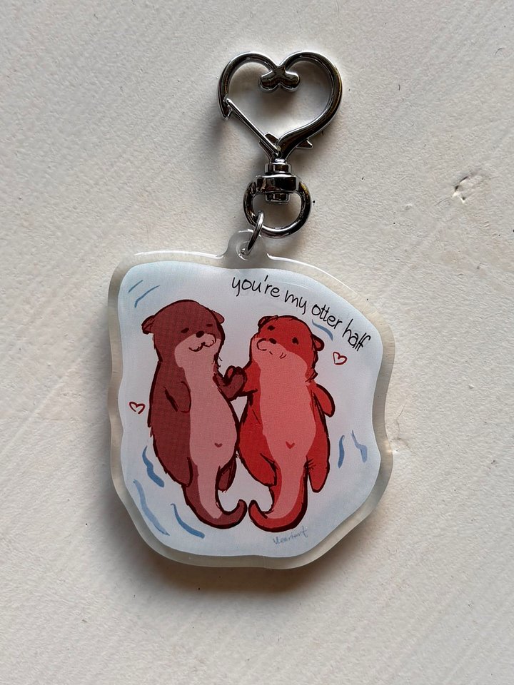 My Otter Half keychain product image (2)
