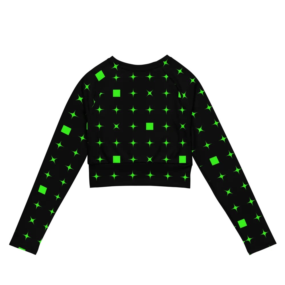 Midnight Galaxy Cropped Rash Guard product image (5)