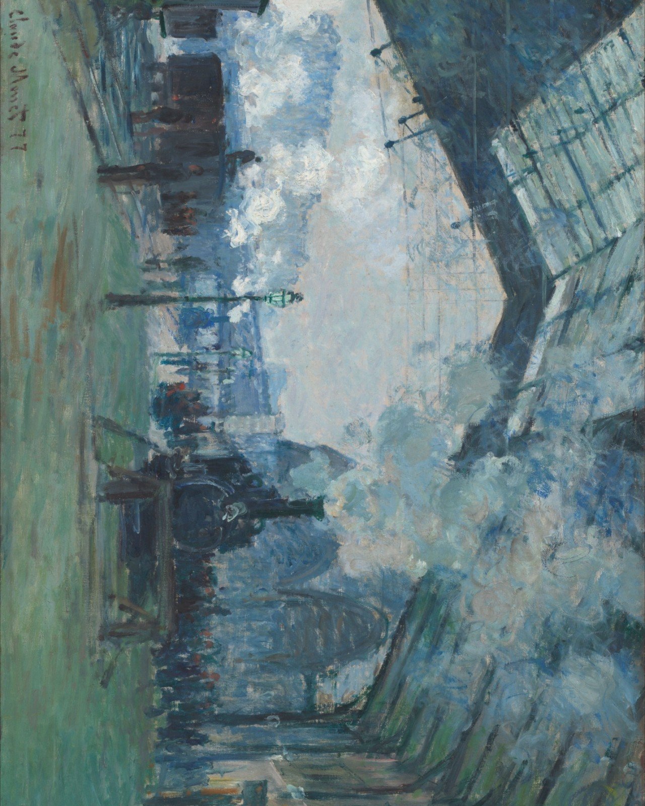 Monet, Arrival of the Normandy Train — Fine-Art Poster product image (1)