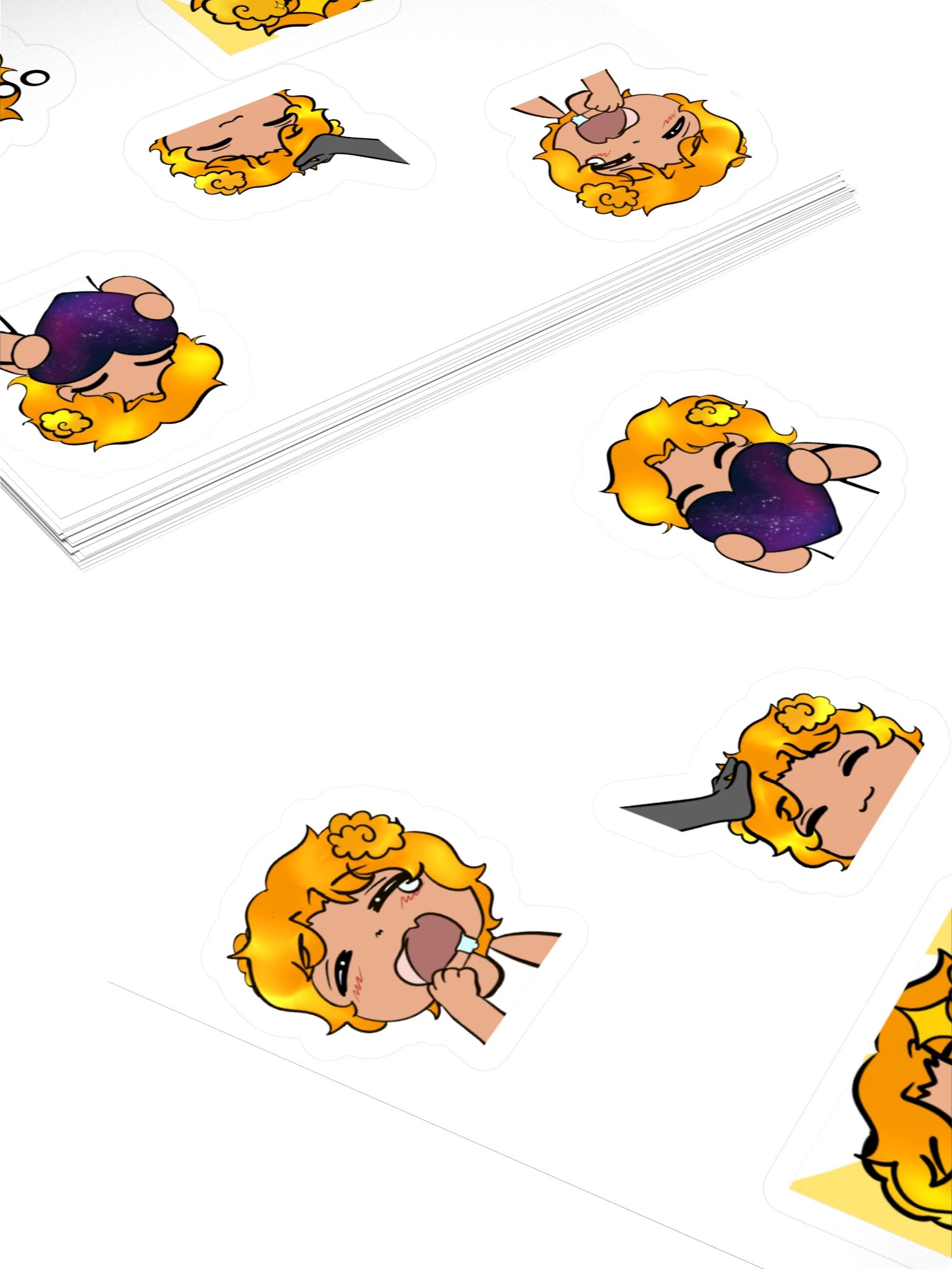 Golden Hour Shy Stickers product image (4)