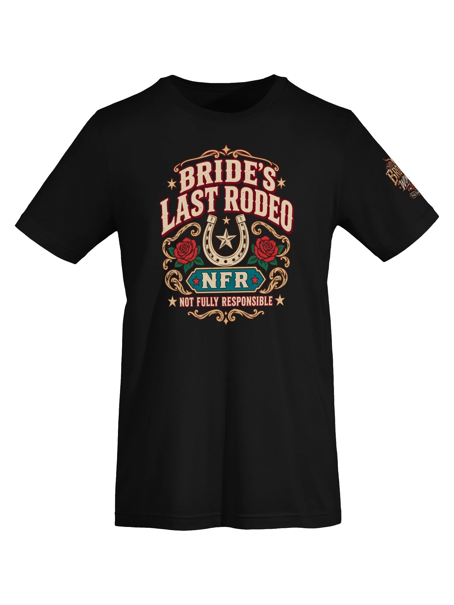 Western Bachelorette Bride Shirt — Bride’s Last Rodeo NFR Not Fully Responsible | Broken Marriage™ product image (6)