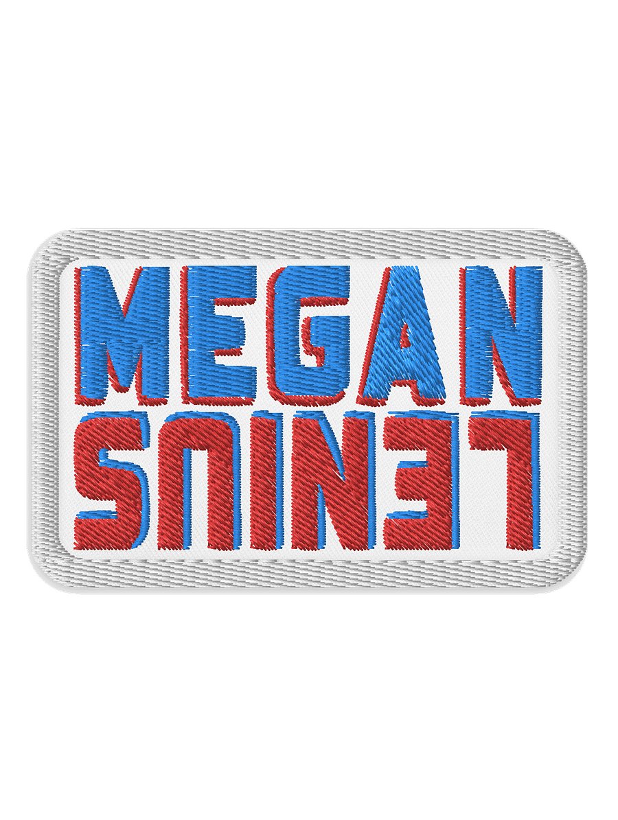 Megan Lenius Embroidered Patch in White product image (1)