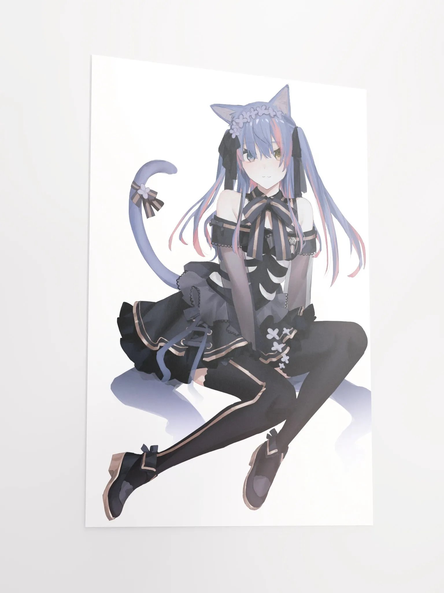 Neko Girl Sit Poster product image (5)